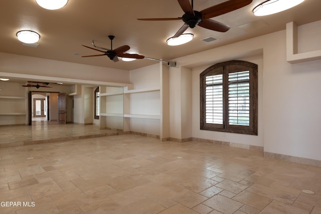 878 Cortona Pl, El Paso, TX 79928 - spare room with ceiling fan