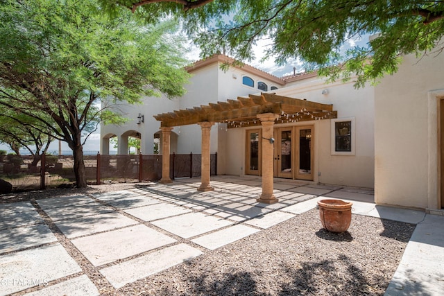 878 Cortona Pl, El Paso, TX 79928 - view of patio with a pergola