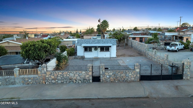 view of front of home