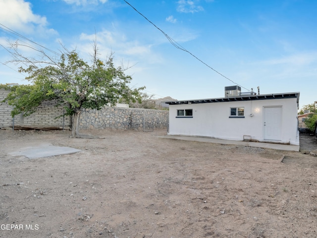 view of rear view of property