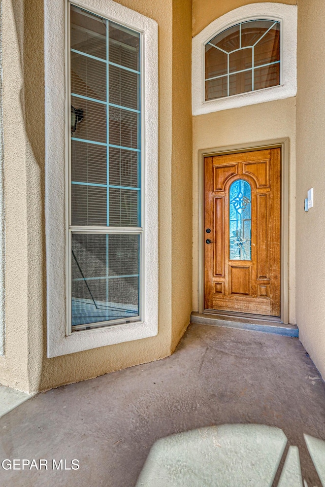 view of entrance to property