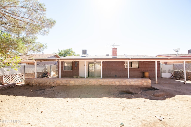 view of back of house