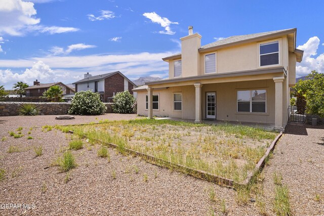 view of rear view of property