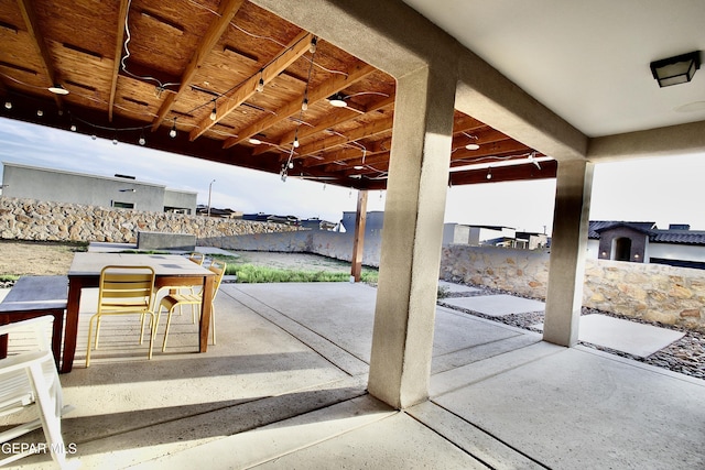 view of patio / terrace featuring outdoor dining space
