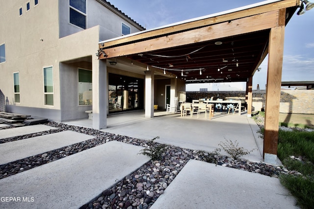 view of patio / terrace with outdoor dining area
