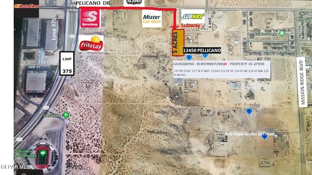 TBD Pellicano Dr, El Paso TX, 79928 land for sale