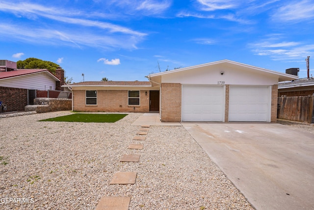 ranch-style house with a garage