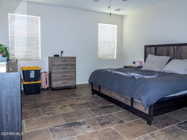 view of tiled bedroom