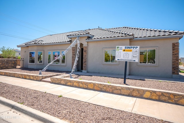 1041 Summer Lake St, El Paso, TX 79928 - view of mediterranean / spanish-style house