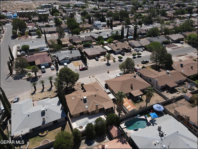 birds eye view of property featuring a residential view