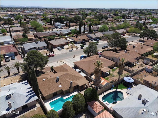 birds eye view of property featuring a residential view