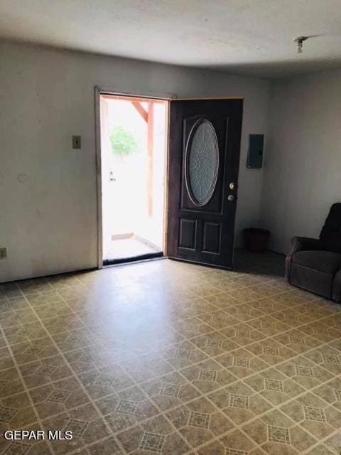 foyer featuring tile patterned floors