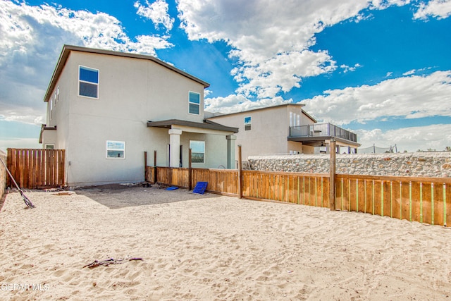 view of rear view of property