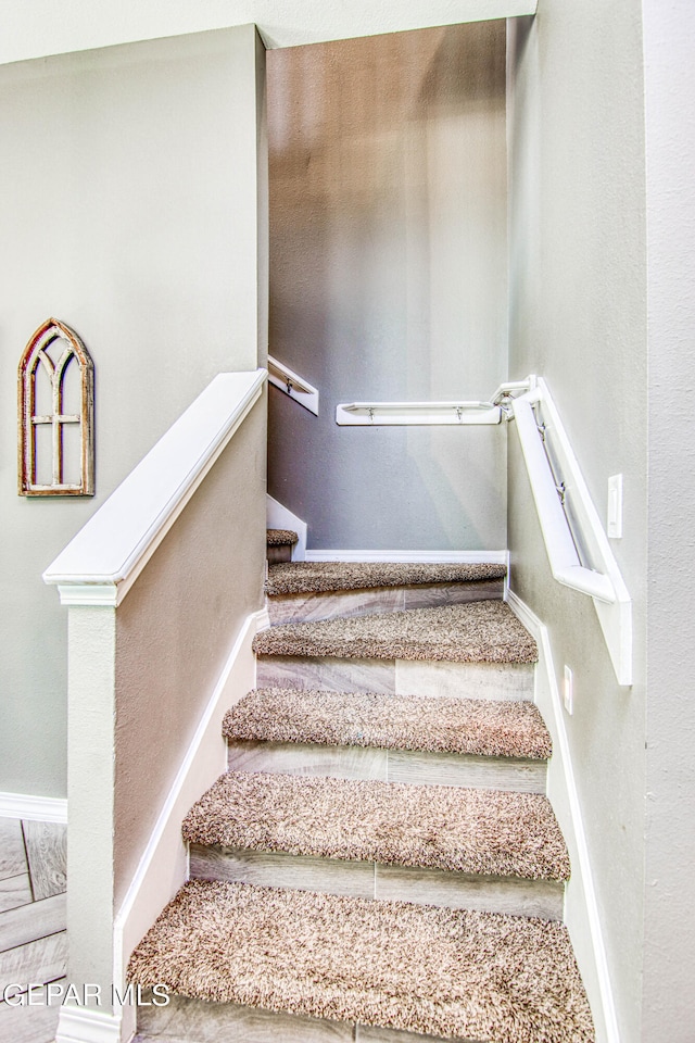 view of staircase