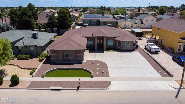 drone / aerial view featuring a residential view