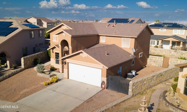 drone / aerial view featuring a residential view