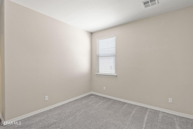 spare room with carpet