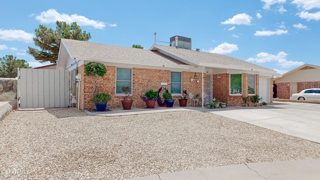 view of ranch-style house