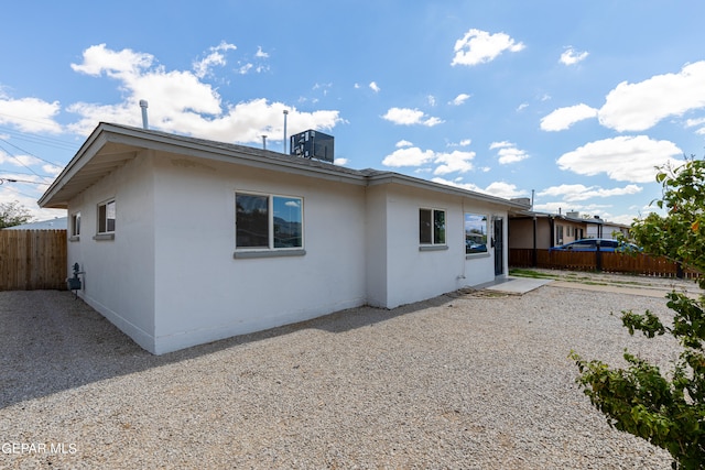 view of back of property