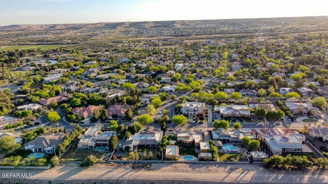 4500 Honey Willow Way, El Paso, TX 79922 - aerial view of property's location with nearby suburban area