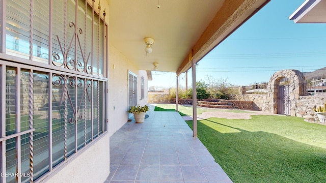 view of patio