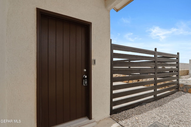 view of property entrance