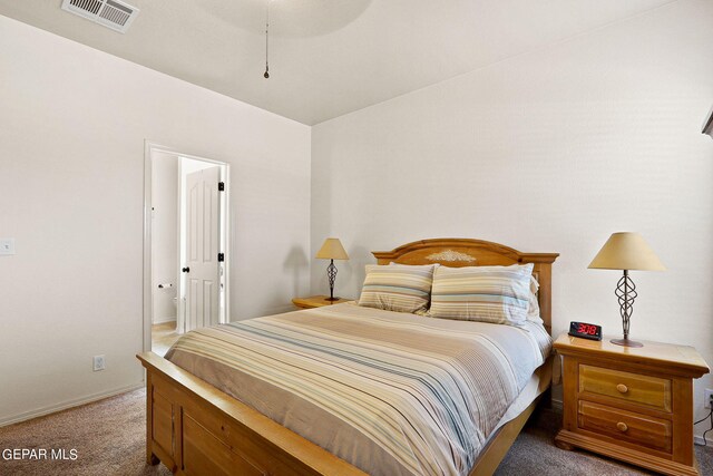 bedroom with carpet flooring