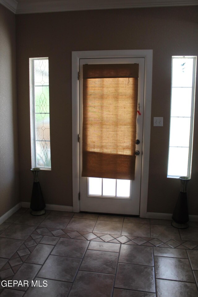 entryway featuring plenty of natural light