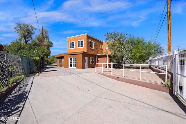 view of front of home