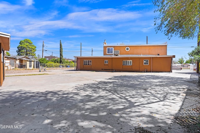 view of back of property