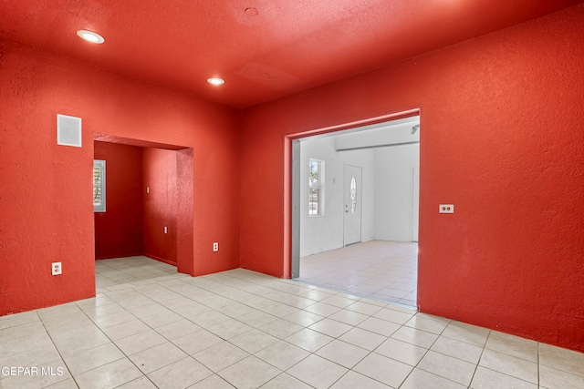 view of tiled empty room