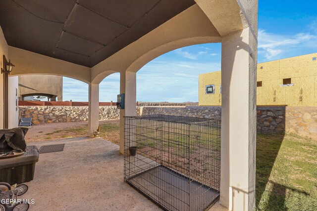 view of patio