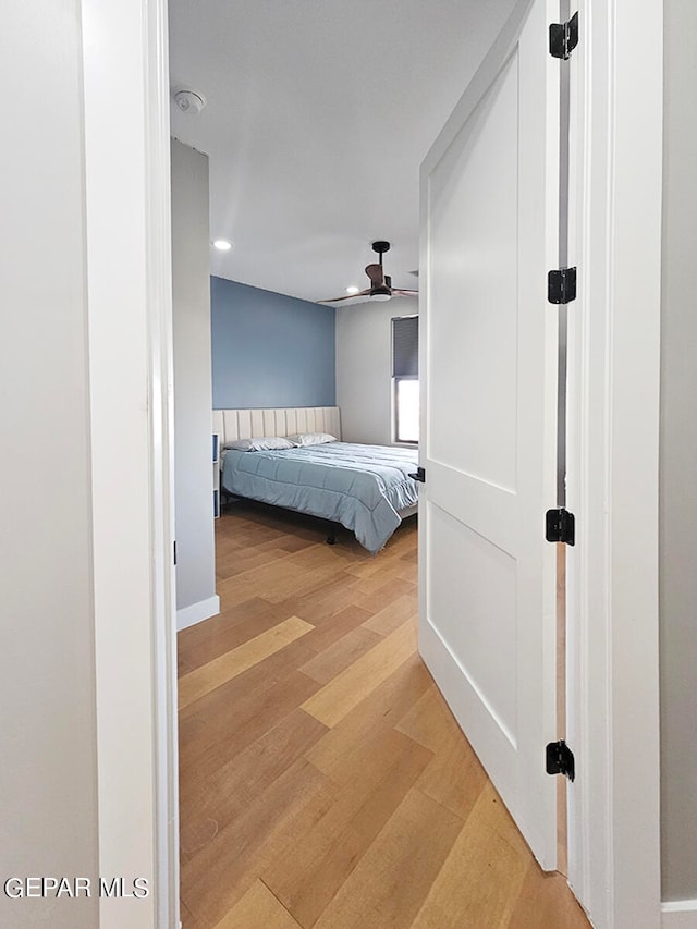 unfurnished bedroom featuring wood-type flooring