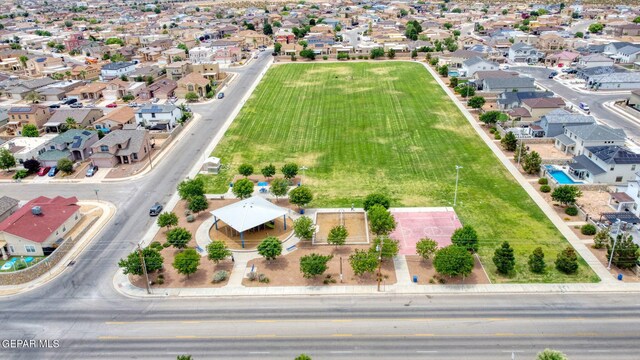 drone / aerial view