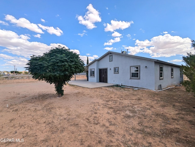 view of back of property