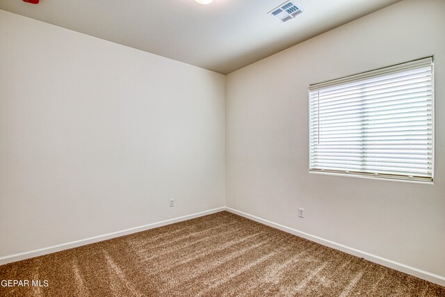 spare room with carpet floors