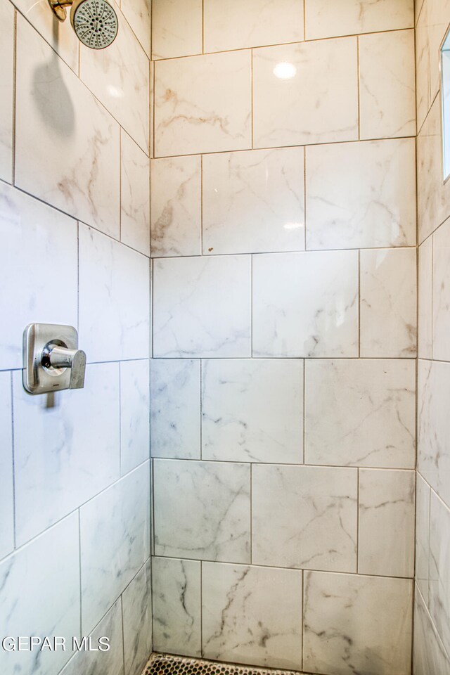 details featuring tiled shower