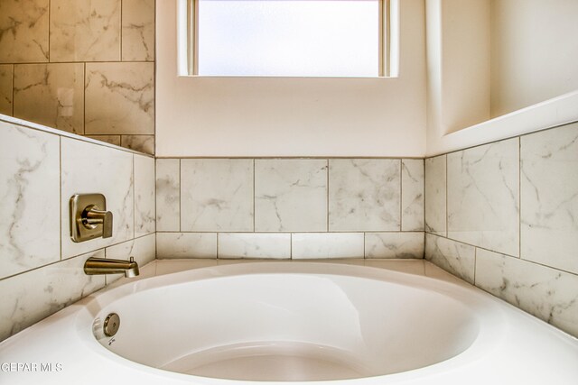 bathroom featuring a bathing tub