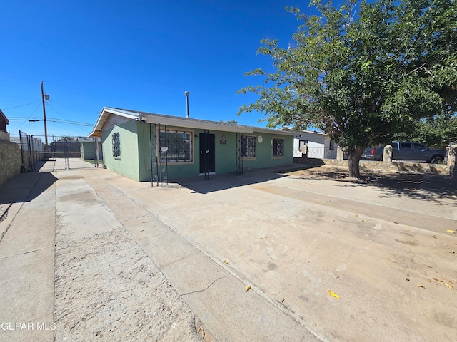 view of ranch-style home