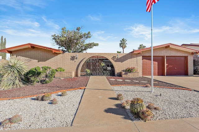 ranch-style house with a garage