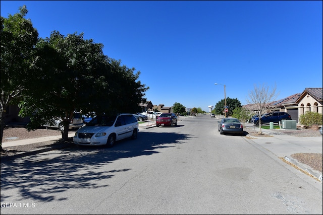 view of road