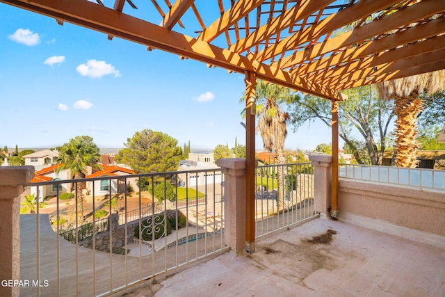 851 Via Alegre Ln, El Paso, TX 79912 - patio / terrace with a pergola