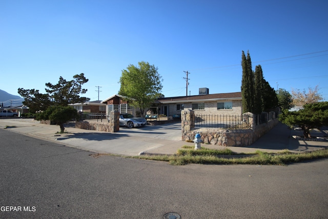 view of ranch-style house