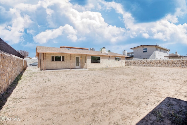 view of rear view of property