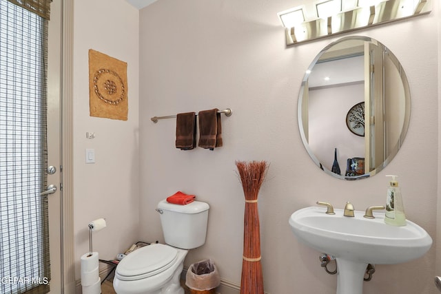 bathroom with toilet