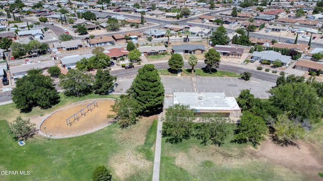 drone / aerial view featuring a residential view