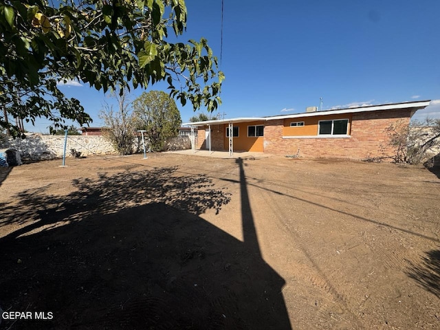 view of front of home