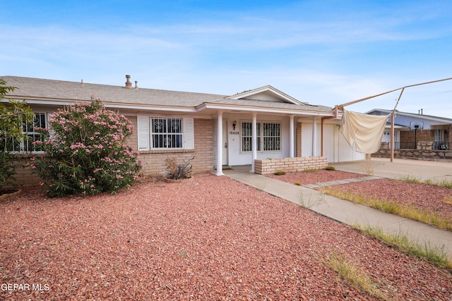 view of ranch-style home