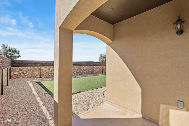 view of patio