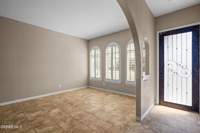 view of entrance foyer